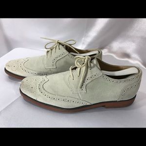 Mens Stacy Adams parker oxford shoes suede size 9M